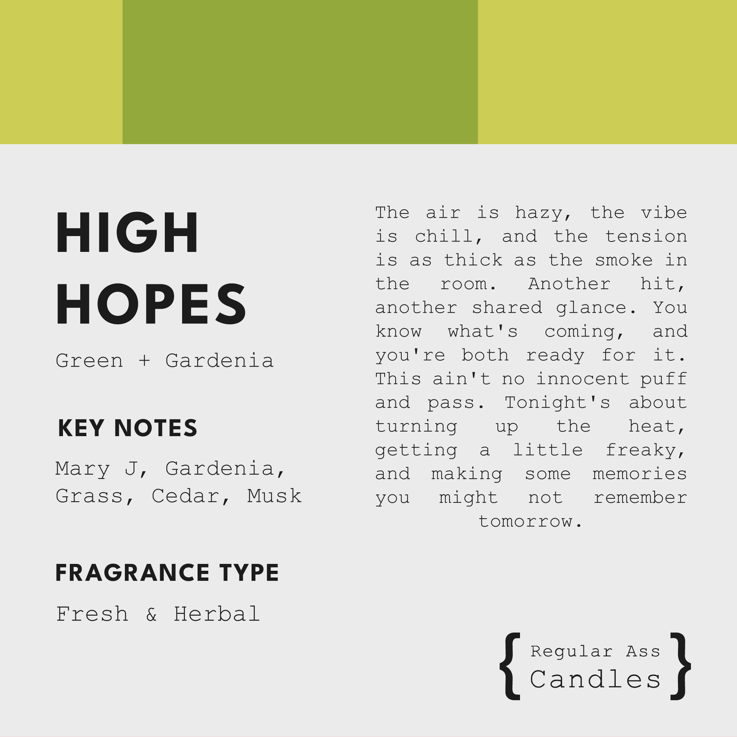 HIGH HOPES Candle